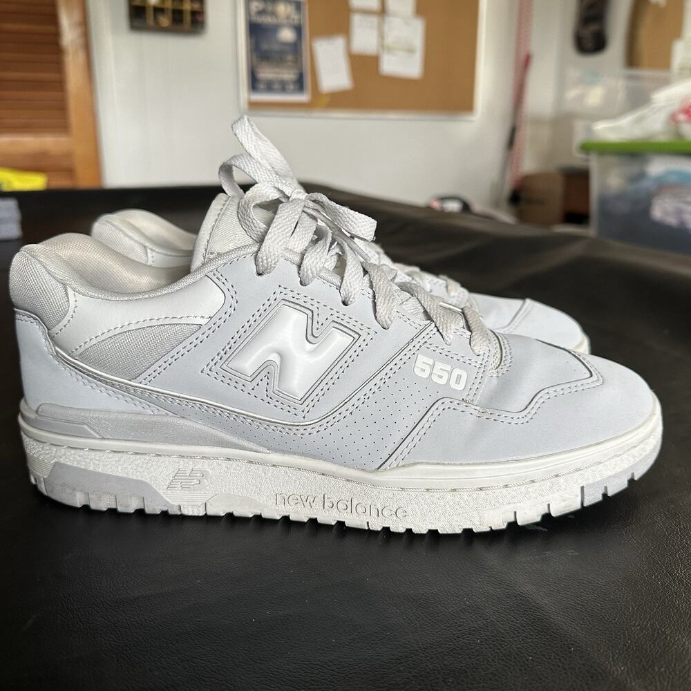 New Balance 550 Granite Grey Shoes Men's 9.5 Sneakers Dad